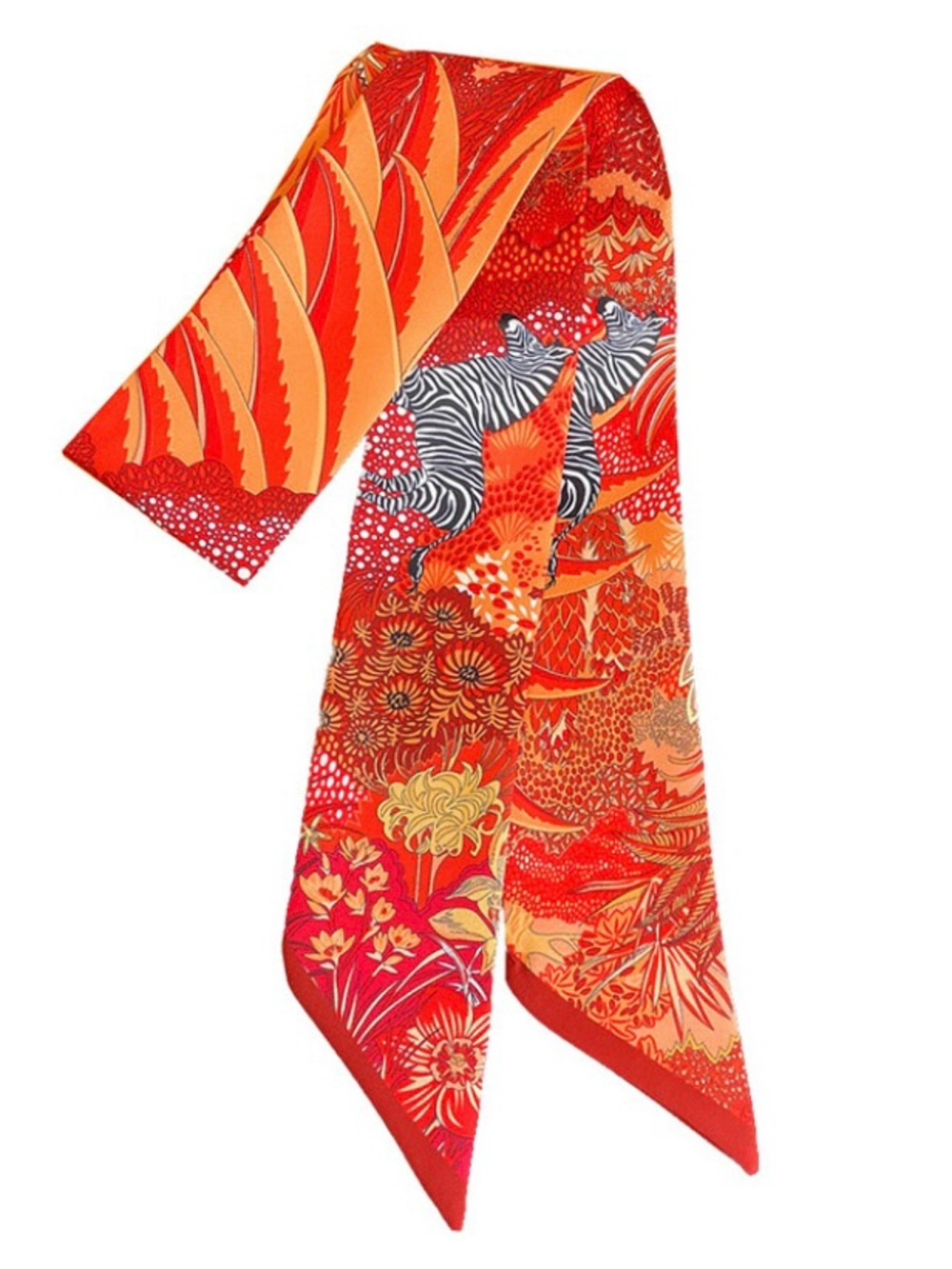 Mountain Zebra Twilly Orange Multi Color